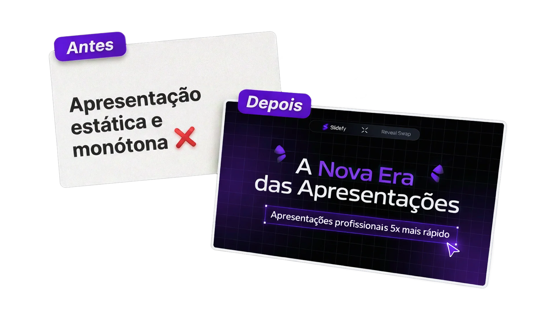 Slides impecáveis em segundos